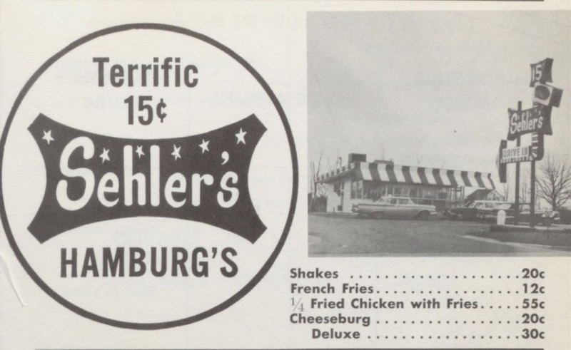 Stehlers Drive-In - 1960S Yeabook Ad (newer photo)